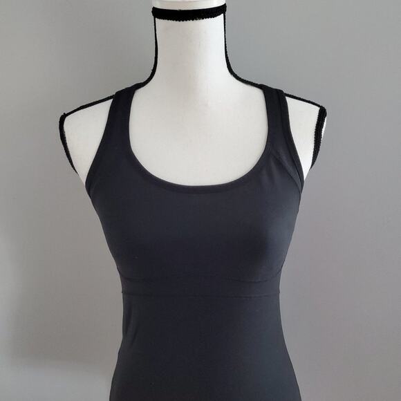 Lucy Racerback Workout Tank With Bra Black S - Picture 3 of 9
